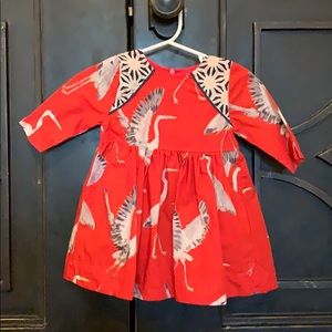 Pink Chicken NY Red Print Dress